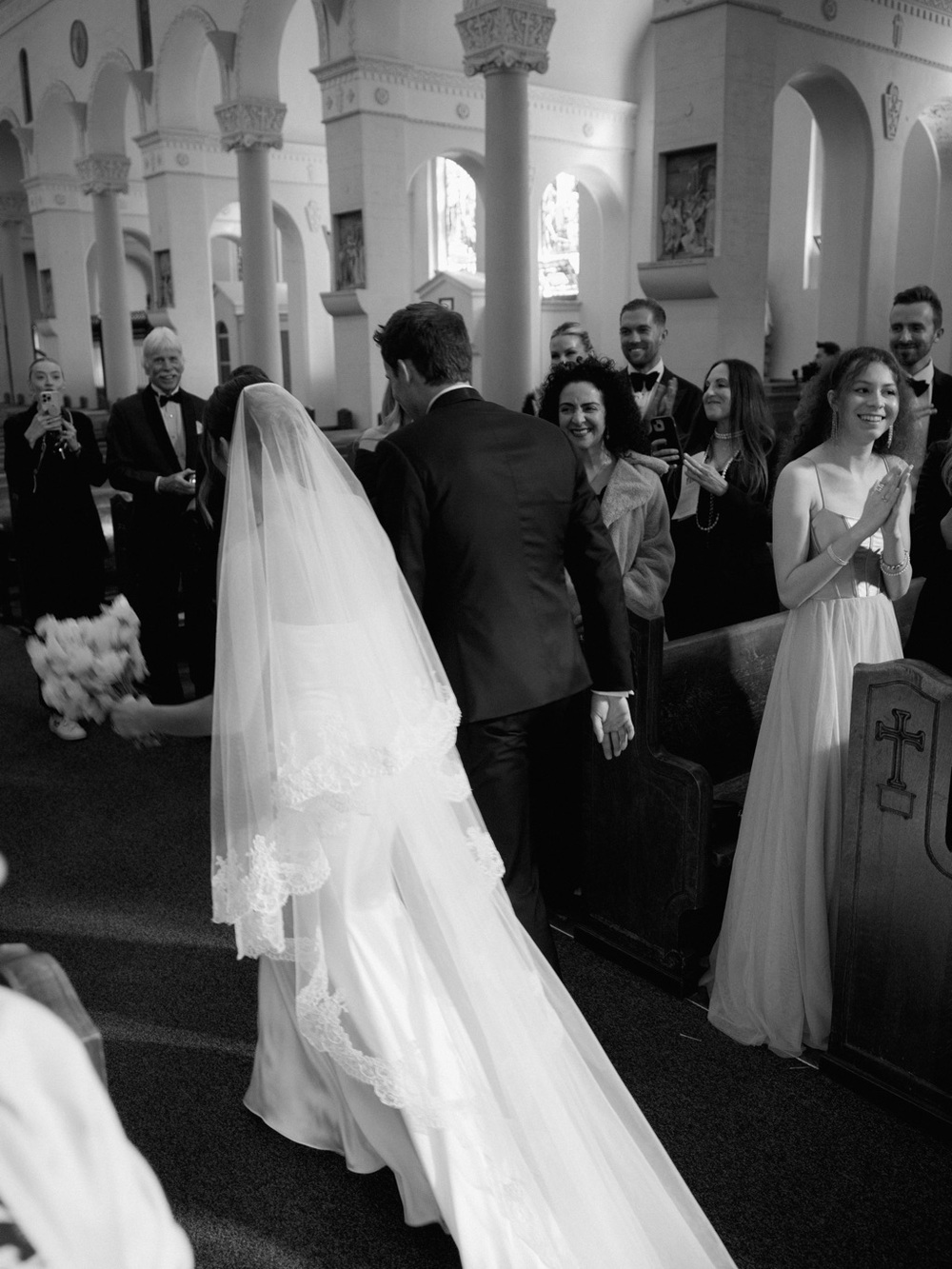 Bridal Chapel Two Tier Lace Veil Custom
